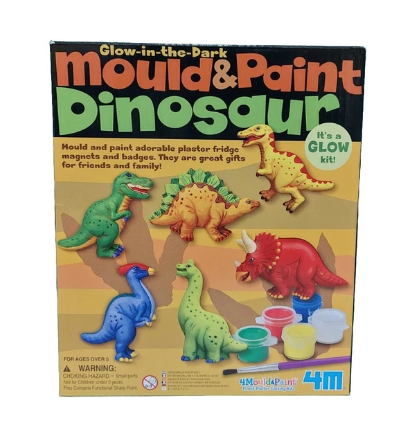 4M - Leuchten im Dunkeln - Form & Farbe Dinosaurier - Alter 5+ ⭐️⭐️⭐️⭐️⭐️ ✅️