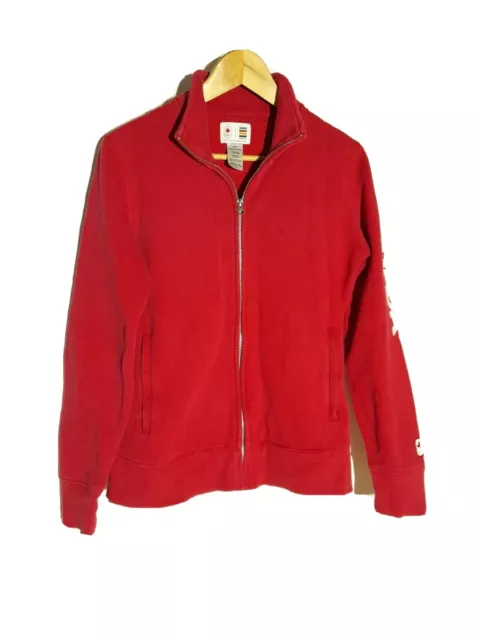 Womens Canada Olympic Fleece Jacket - Red - 2014 Hudson Bay - Size Medium