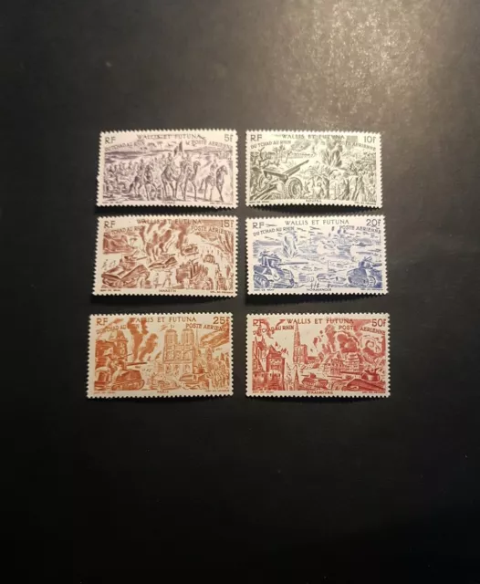Timbre France Colonie Océanie Poste Aérienne Pa N°5/10 Neuf * Mh 1946