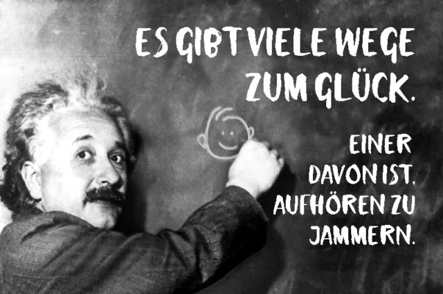 ALBERT EINSTEIN TAFEL Spruch 7 Blechschild Schild Tin Sign 20 x 30 cm