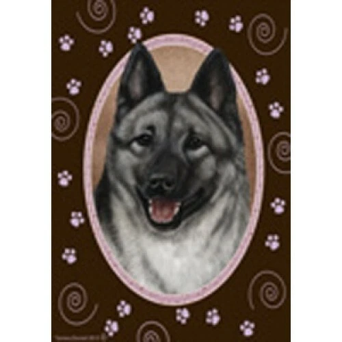 Paws House Flag - Norwegian Elkhound 17403