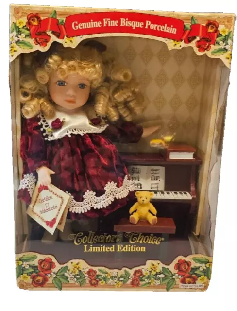 Genuine Fine Bisque Porcelain Collector's Choice Limited Edition Doll