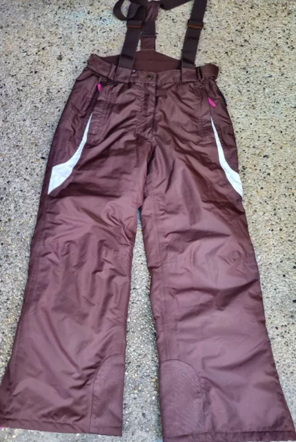 Youth GIRLS Kids SIZE 10 - BRAND: Crane - SNOW SKI PANTS Waterproof overalls