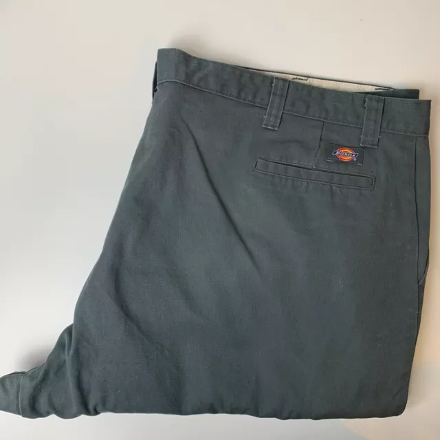 Pantaloni cargo DICKIES grigi tasche abbigliamento da lavoro casual taglia uomo W52 L28 UU