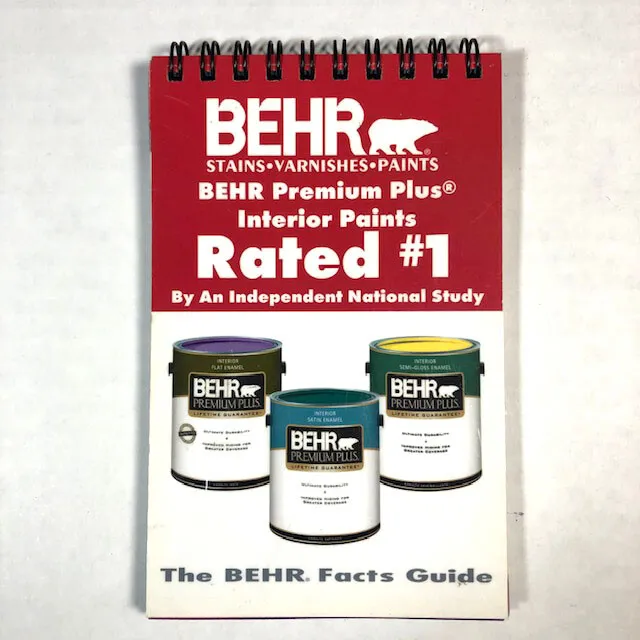 BEHR Paints Specifications Guide, 2006 - Bilingual (English/Spanish)