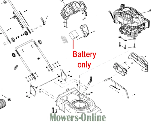 Cobra Lawnmower Battery 4.5Ah 27500100901 MX46SPCE RM40SPCE RM46SPCE