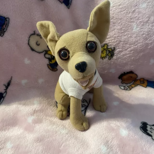 Applause Taco Bell Dog Chihuahua How Cool Is This Shirt Working Works Plush Toy