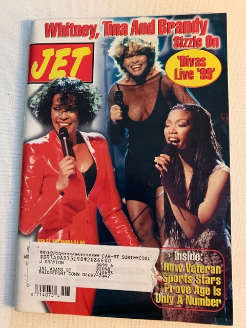 Jet Magazine May 3. 1999 Whitney, Tina and Brandy Sizzle On Divas Live ‘99’ Jet Magazine May 3. 1999 Whitney, Tina and Brandy Sizzle On Divas Live ‘99’