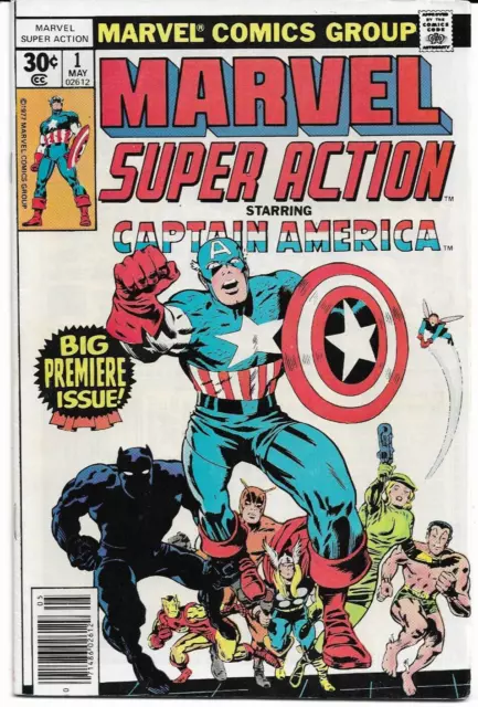 MARVEL SUPER ACTION Starring CAPTAIN AMERICA - Vol.1 No. 1 (May 1977) [AVENGERS]