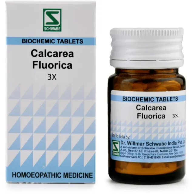 Tableta bioquímica Dr. Willmar Schwabe India Calcarea Fluorica 3X