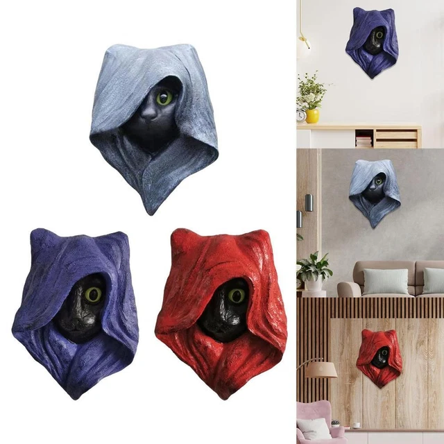 Garden Pendant Ornaments Sculptures Cat Decorations Wall Hanging Cat Figurine