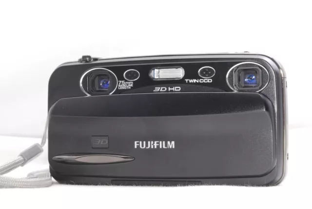 [NEAR MINT] Fujifilm FinePix REAL 3D W3 10.0MP Digital Camera Black (C1034)