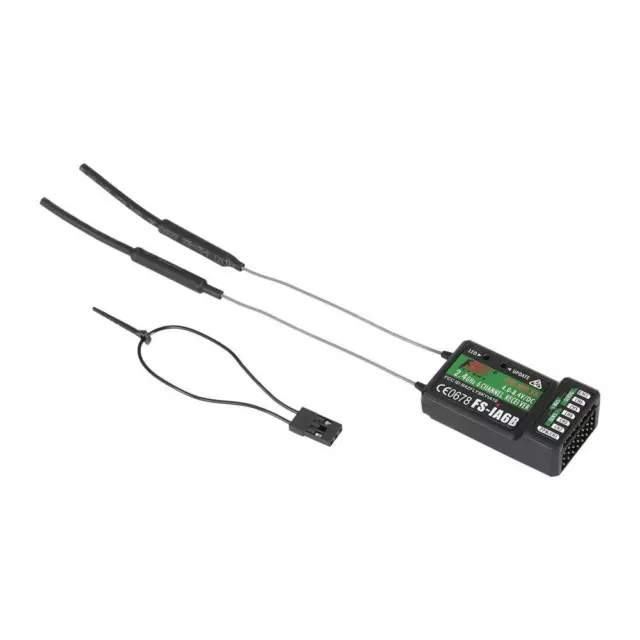 2.4G Flysky FS-iA6B 6Ch Receiver PPM Output with iBus Port Compatible i4 i6 i10