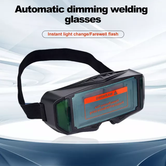 1 Pair Welding Glasses Auto Darkening Goggles Mask Safety Automatic Dimming Weld