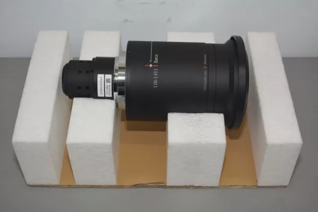 ^ Barco Projector GLD Zoom Lens Motorized 1.06 - 1.43:1 R98017221 #X504