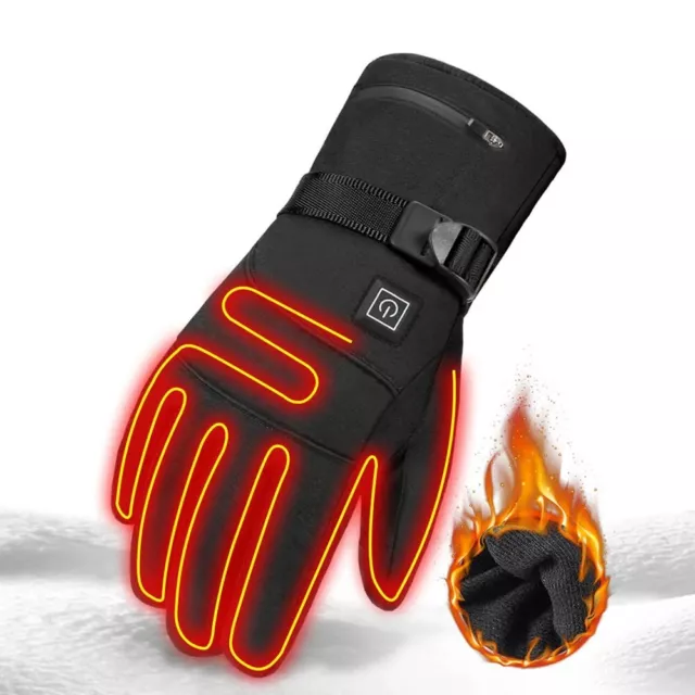 Gants Chauffants Hommes Femmes, Rechargeable électrique 7.4V 2200mAh 