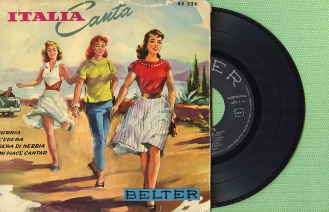 LEDA TANI, ELSA BERTUZZI, GIANNI DORICI / BELTER 45.226 Press Spain 1959 EP VG