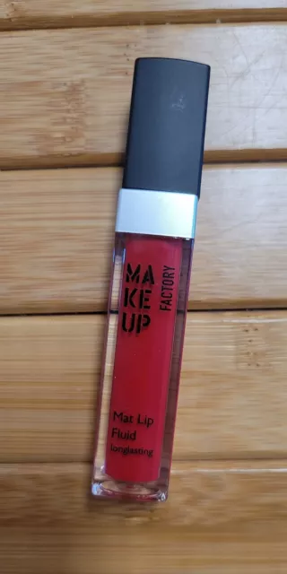 MAKE UP FACTORY * LIPGLOSS * Mat Lip Fluid longlasting * Lippen * NEU * Kirsche