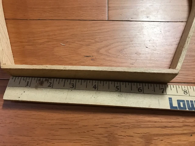 "Lote de 3 marcos de 3 asas cestas de roble natural de 1 1/8" 3
