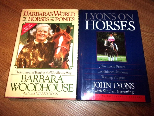 Lyons Horses World Horses Ponies Barbara Woodhouse Horse Book Lot