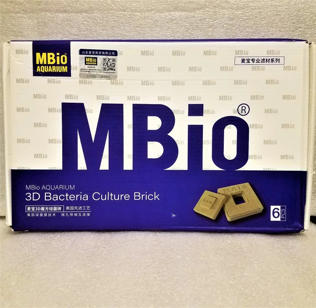 Filtro de cultivo 3D avanzado para acuario MBio 6 piezas ¡NUEVO!