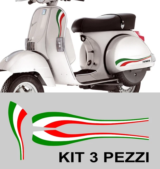 KIT ADESIVI FREGI Vespa PX anniversario tricolore italia 70 LML