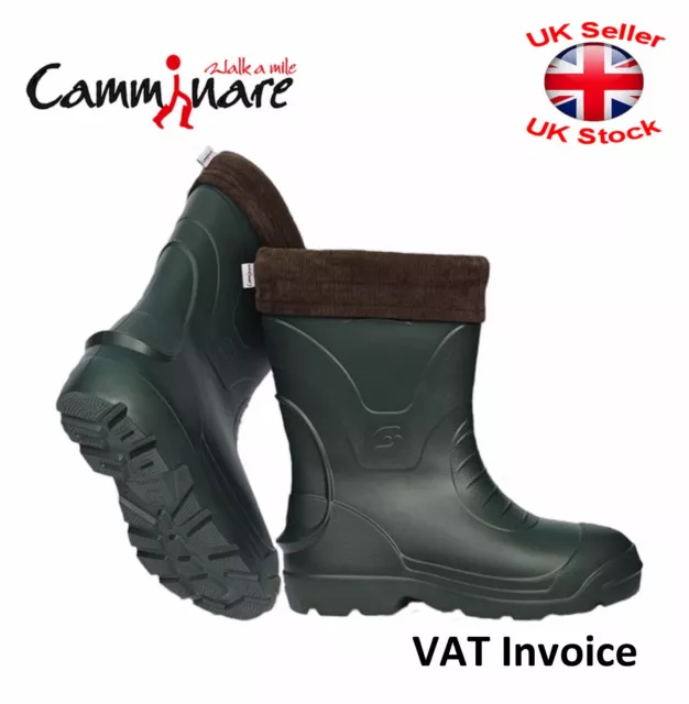 Camminare Thermal LIGHTWEIGHT EVA MATERIAL Wellies Wellingtons Boots-30C Voyager