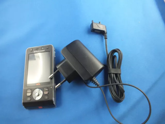 Sony Ericsson W910i Walkman Noble Black Mit Simlock Handy Orange Locked  SehrGut