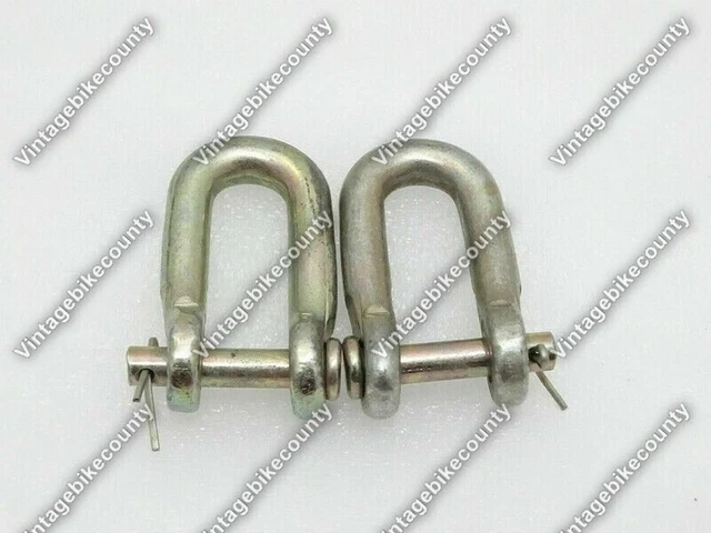 2x Ford Tractor 3600 Check Chain Assembly Inner D-Shackles