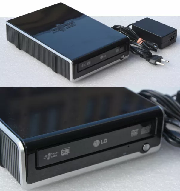 5,25 " 8,9cm Dvd-Rw Cdrw USB 2.0 External Case Lg E10N Multi Burner Dvd-Rom DV5