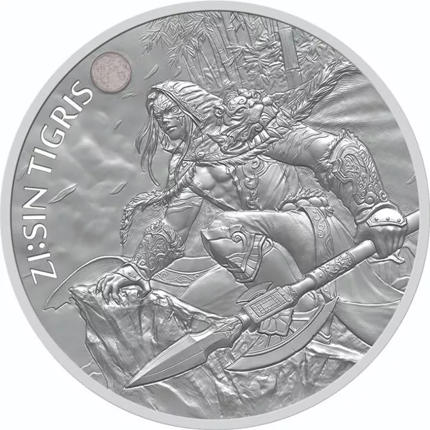 1 oz Silver Coin South Korea ZISIN Tigris 2022