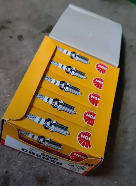 10 x Original NGK CR6HSB Zündkerzen Lager Nr. 6500