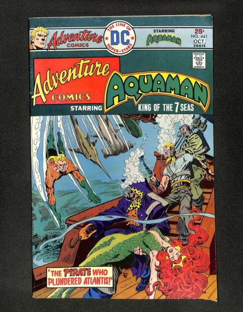 Adventure Comics #441 Aquaman Appearance! DC Comics 1975