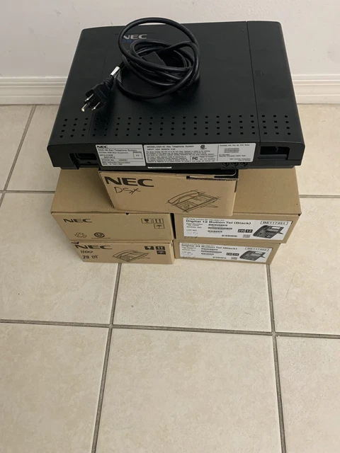 NEC DSX-40 Telephone System With 5 Phones and 16 hour voice mail