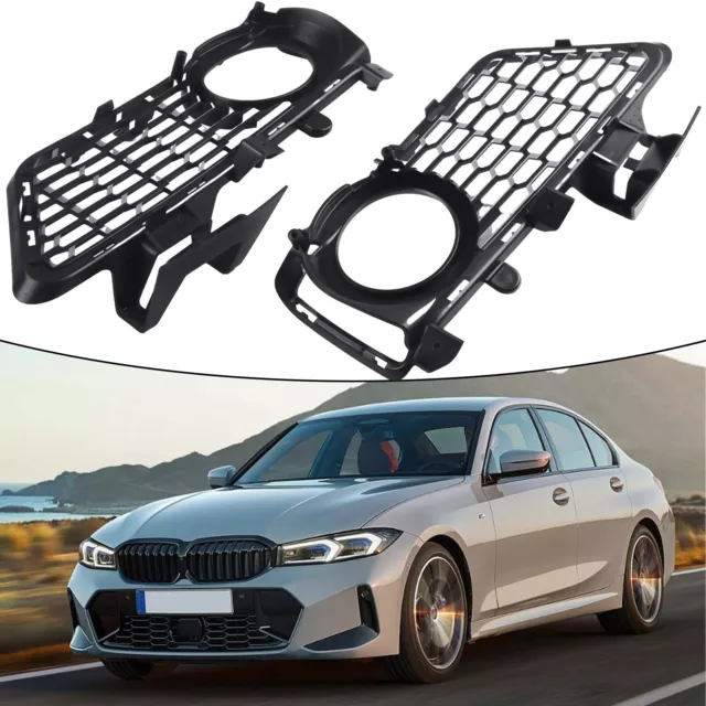 Nebelscheinwerfergrill Set für BMW 3er F30 F31 Perfekte Passform tolle Leistung