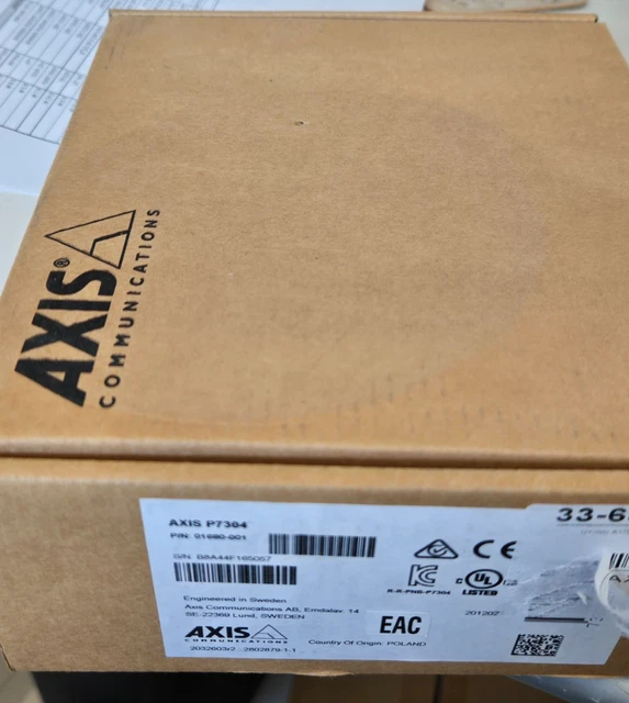 AXIS P7304 01680-001-01 4-Channel Video Encoder - New opened Box! £148. ...