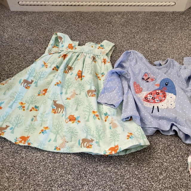 great quality baby girls clothes bundle age 6-9 months inc J Lewis 2