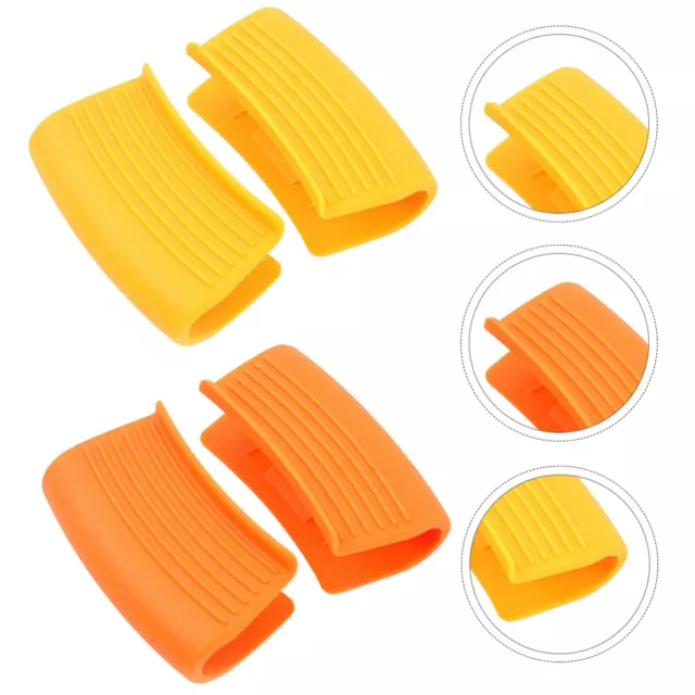 Heat Resistant Pot Handle Covers - 8 Pack Silicone Holders