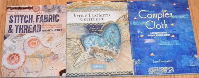 3 Of The Best Books On Textile Art , Fabric And Creative Stitching