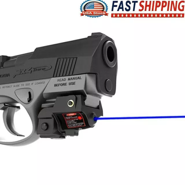 Compact Blue Dot Laser Sight USB Rechargeable For Glock 17 18c 19 Taurus G2C G3C
