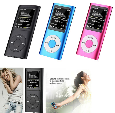 MP LETTORE PORTATILE MP3 MP4 AUDIO VIDEO CON SCHERMO LCD SLOT TF CARD AURICOLARI 