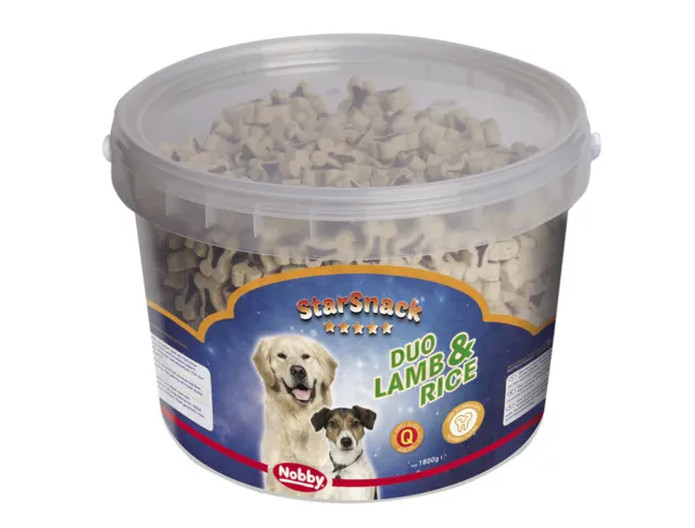 StarSnack Duo Bones "Lamb & Rice" 10 kg Hunde Kausnack Leckerli Futterergänzung