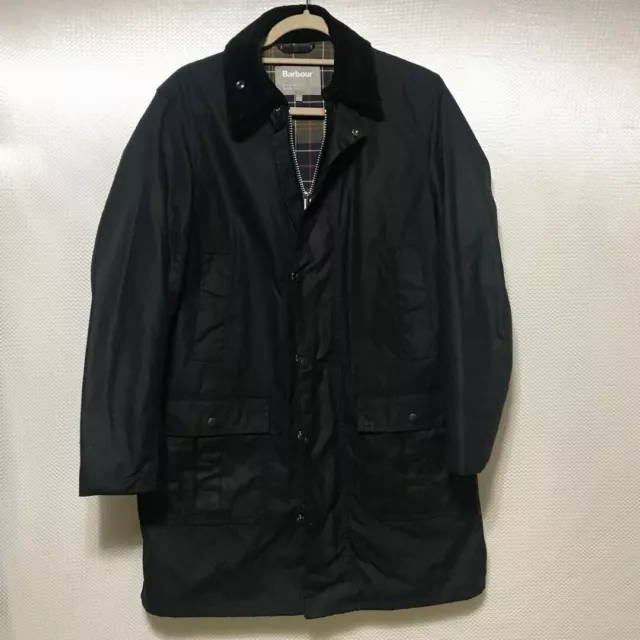 Barbour MARGARET HOWELL BORDER SL Wax Jacket  Size M Black