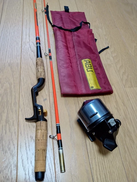 VINTAGE 6' ABU Caster 132 Zoom spinning rod. 10-30g