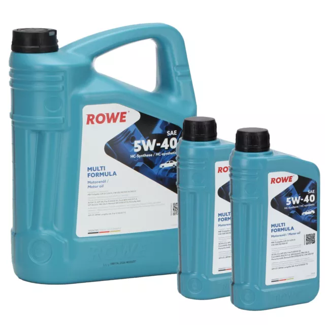 7L ROWE MULTI FORMULA 5W-40 5W40 Motoröl Öl MB 229.31/51 VW 505.00/505.01