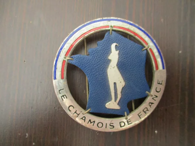 Insigne badge de nationalité français, drapeau France brodé, fond scratch  fourni