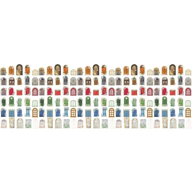 30 Sets vintage paper stickers Briefplanerpapier DIY Material Papiere Aufkleber-