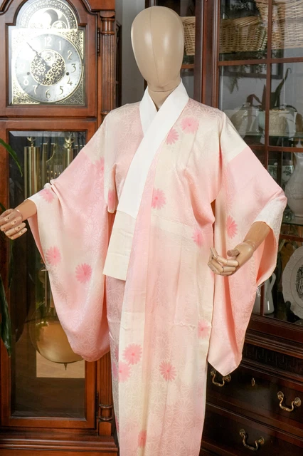 Dear Vanilla Japanese Juban Undergown Women's Kimono Genuine Vintage Mint 2