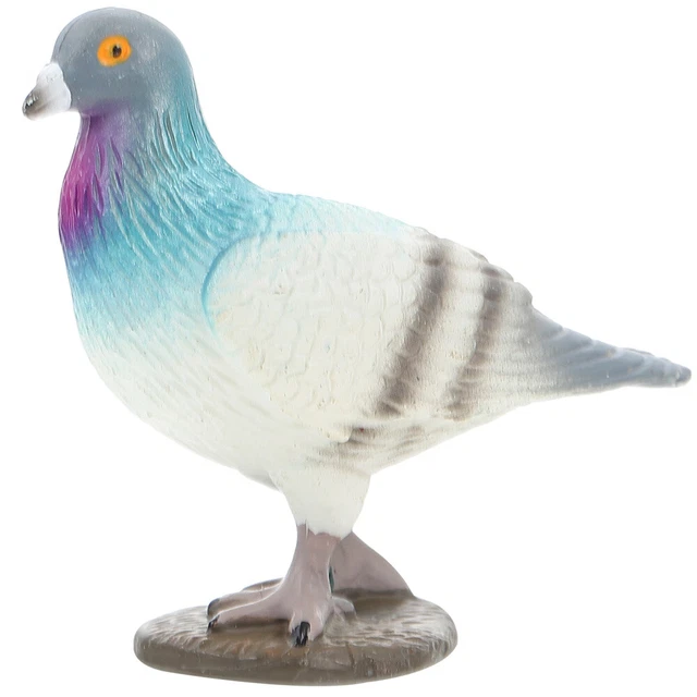 Animal Figurines Pigeon Model Toy Miniature Ornaments Statuette