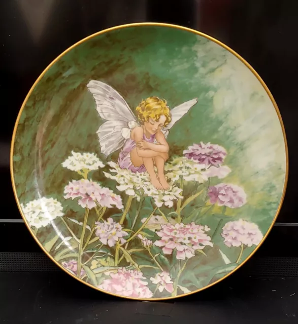 Nib Heinrich Villeroy & Boch "The Candytuft Fairy" Collector Plate Coa #7431/E